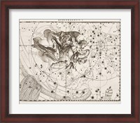 Framed Constellation  Saint Michael