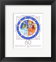 Framed Jahre Gregorianischer Kalender