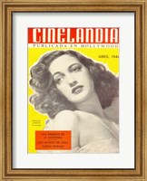 Framed Dorothy Lamour CINELANDIA Magazine