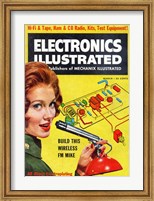 Framed Electronics Illustrated March, 1961