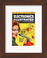 Framed Electronics Illustrated March, 1961