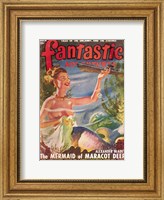 Framed Fantastic Adventures 1949 March Cover
