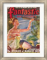 Framed Fantastic Adventures 1949 March Cover