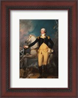 Framed General George Washington at Trenton by John Trumbull