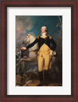 Framed General George Washington at Trenton by John Trumbull