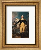 Framed General George Washington at Trenton by John Trumbull