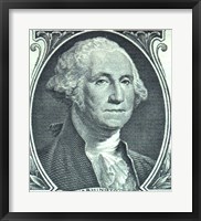 Framed George Washington Dollar