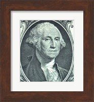 Framed George Washington Dollar