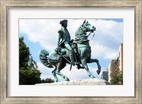 Framed George Washington Statue