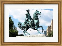 Framed George Washington Statue