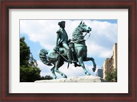 Framed George Washington Statue
