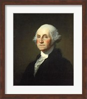 Framed Gilbert Stuart Williamstown Portrait of George Washington