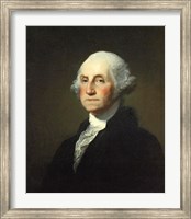 Framed Gilbert Stuart Williamstown Portrait of George Washington
