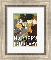 Framed Harper's February 1895