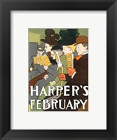 Framed Harper's February 1895