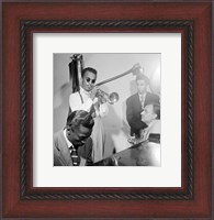 Framed Howard McGhee, Brick Fleagle and Miles Davis, September 1947