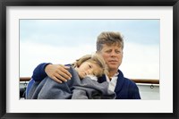 Framed Hyannisport Weekend Caroline Kennedy, President Kennedy