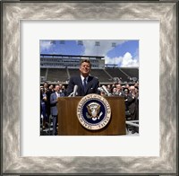 Framed JFK at Rice University