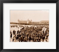 Framed Crowd at Atlantic City 1910