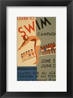 Framed Learn to Swim