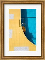 Framed High angle view of a swimming pool ladder, Banderas Bay, Puerto Vallarta, Jalisco, Mexico
