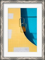 Framed High angle view of a swimming pool ladder, Banderas Bay, Puerto Vallarta, Jalisco, Mexico