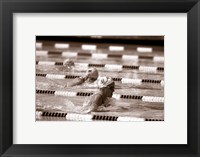 Framed Swimming Event at the 1984 Summer Olympics