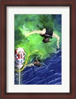 Framed US Navy Search and Rescue Swimmers