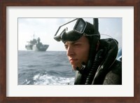 Framed US Navy Simmer Training Aboard