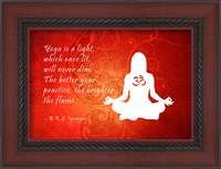 Framed Yoga Quote