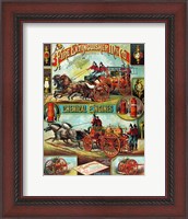 Framed Fire Extinguisher Mfg. Co., Advertising Poster, ca. 1890
