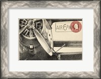 Framed Small Vintage Air Mail II