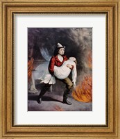 Framed American Fireman