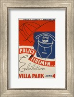 Framed Police Firemen Exhibition Villa Park June 4th