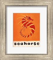 Framed S is for Seahorse