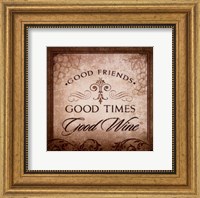 Framed Wine Inspiration I