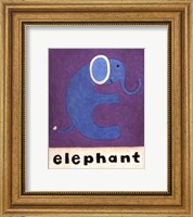 Framed E is for Elephant