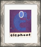 Framed E is for Elephant