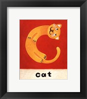 C is for Cat Framed Print