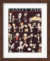 Framed John Held Vanity Fair 1921