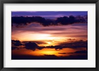 Framed Kihei Sunset