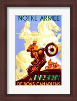 Framed Notre Arm'e a Besoin de Bons Canadiens