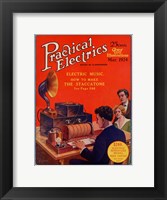 Framed Practical Electrics March 1924 Cover