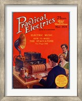 Framed Practical Electrics March 1924 Cover