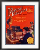 Framed Practical Electrics March 1924 Cover