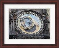 Framed Prague - Astronomical Clock Detail