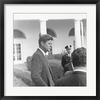 Framed President KennedyGreets Latin American Archivists