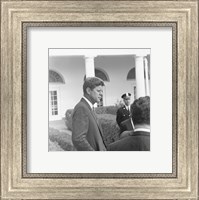 Framed President KennedyGreets Latin American Archivists