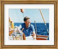 Framed President Kennedy Vacations at Hammersmith Farm