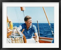 Framed President Kennedy Vacations at Hammersmith Farm